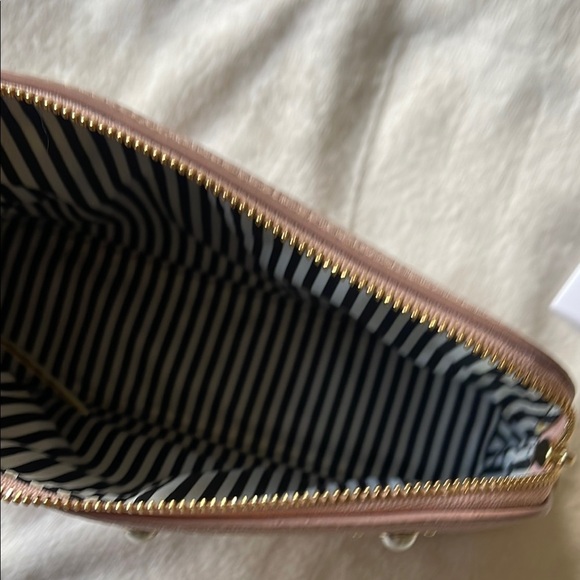 Kate Spade Pink Quilted Clutch with Gold Studs - Picture 7 of 12